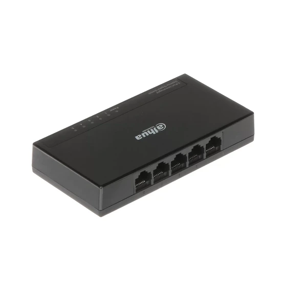 [PFS3005-5GT] Switch de sobremesa, 5 puertos RJ45 10/100/1000 Mbps, Gigabit en todos los puertos autonegociable, Alto rendimiento con gran velocidad de transferencia