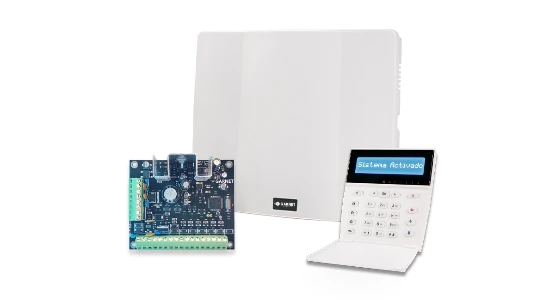 Alarma con teclado LCD, 32z, 2 particiones