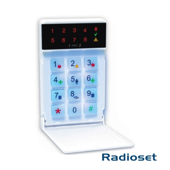 [G-LCD732] Teclado LCD con linea PC732 de Garnet. No incluye microfono