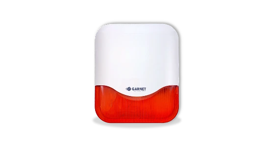 [WP-2000RF] Sirena de exterior inalámbrica con flash. Incluye: Pilas