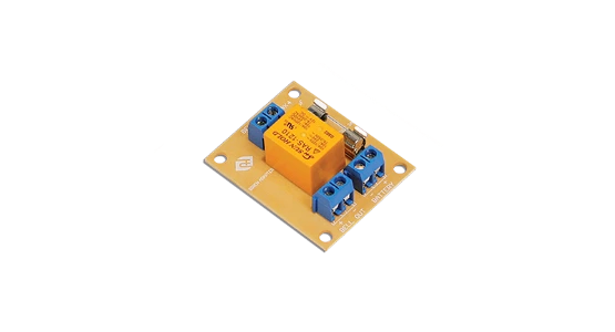 [REL-100] Relay Módulo auxiliar para salida de sirena.