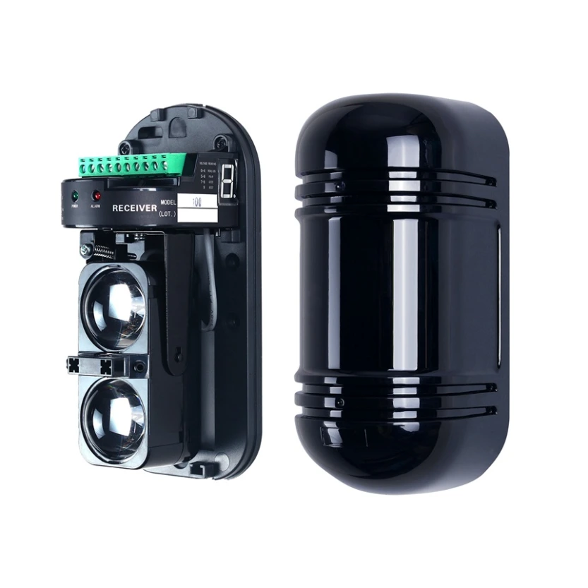 Barrera exterior doble haz de 60mts de alcance