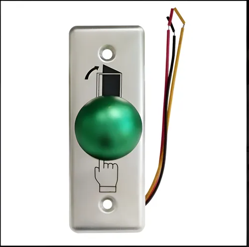 Boton pulsador tipo Hongo de acero inoxidable
