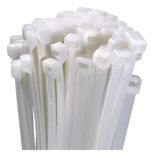 [PRB2046] Precinto de nylon blanco 20cmx4,6mm (bolsa de 100 unidades)