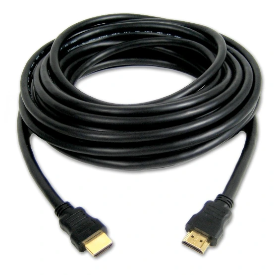 [AR HDMI 5 MTS] Cable HDMI a HDMI, bañado en oro y doble filtro para evitar interferencias para imágenes de alta definición
