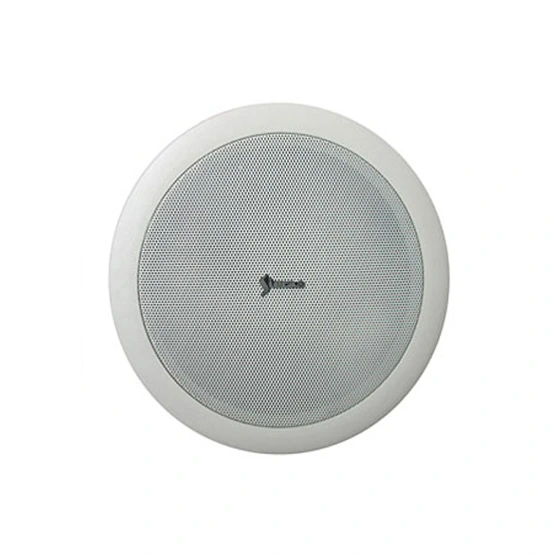 [LSP 3020] Parlante 2 vías para techo 20W - Conexión a 100V - Rejilla circular metálica.
