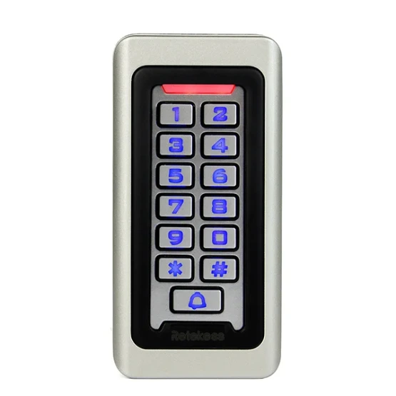 Teclado para control de acceso apto intemperie metalico