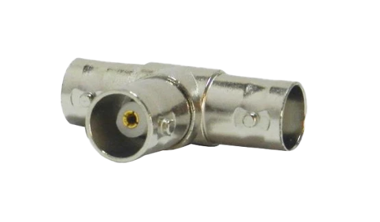 [BNC - T - 3H] Conector BNC T de 3 hembras