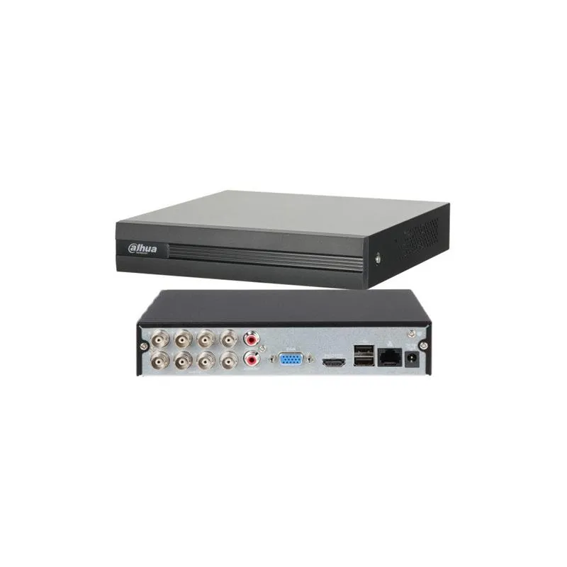 XVR de 8 canales compatible con Wizcolor y apto 5mpx, con SMD Plus y audio bidireccional